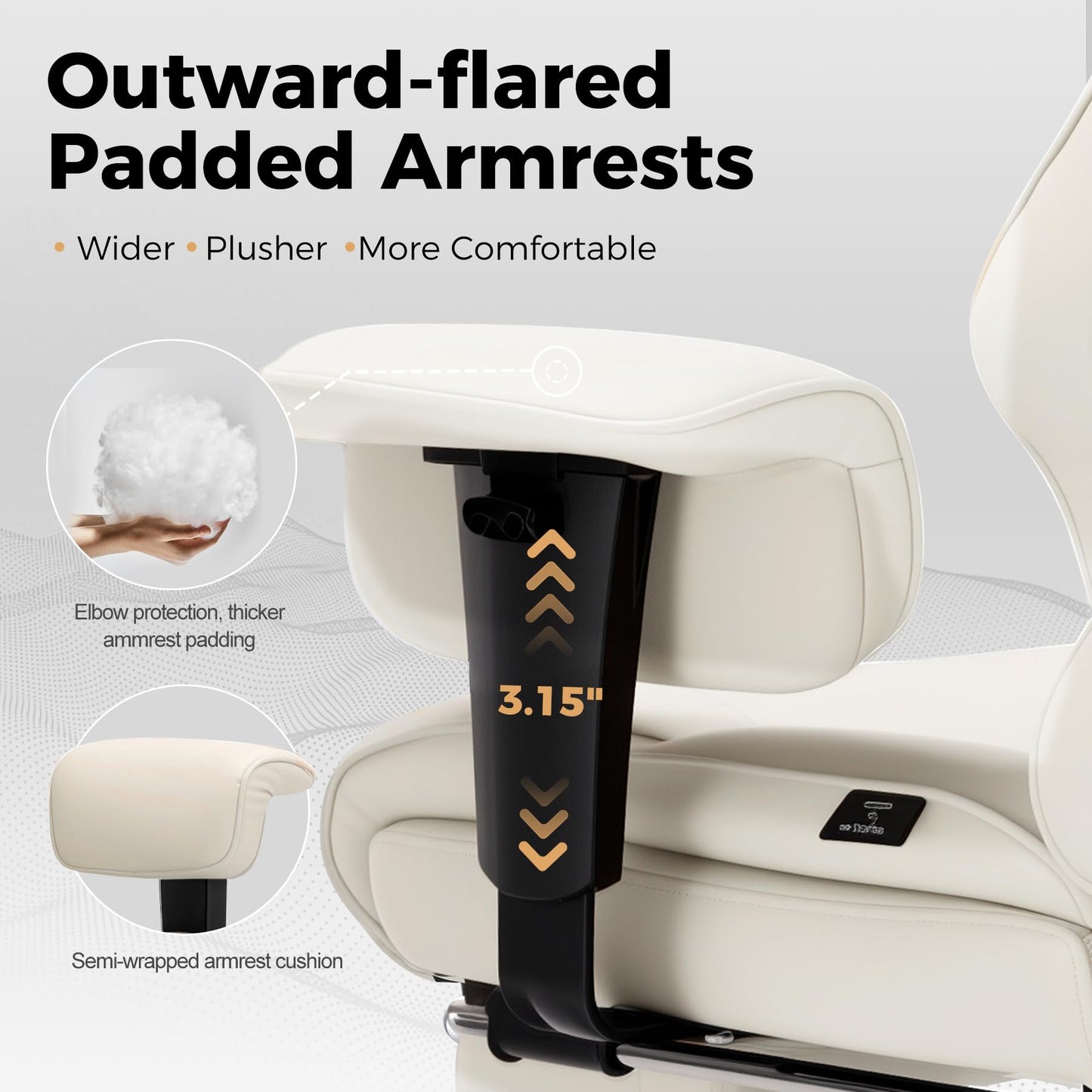 Big and Tall Ergonomic Gaming Chair with Footrest