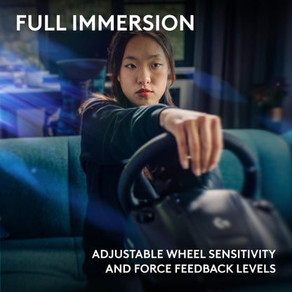 Force Feedback Racing Wheel & Pedal Set