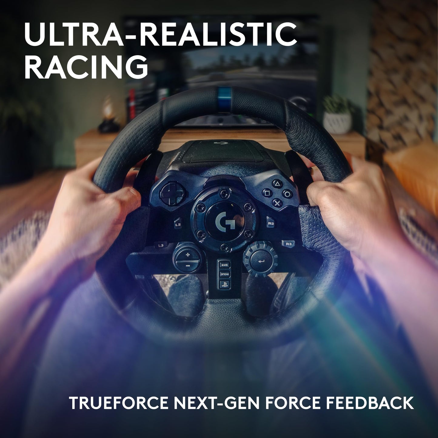 Force Feedback Racing Wheel & Pedal Set