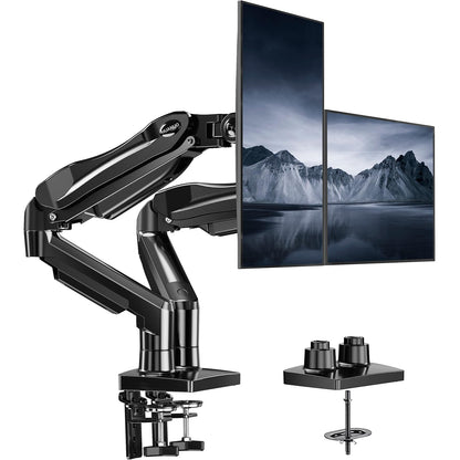 Dual Monitor Stand with Adjustable Desk Mount