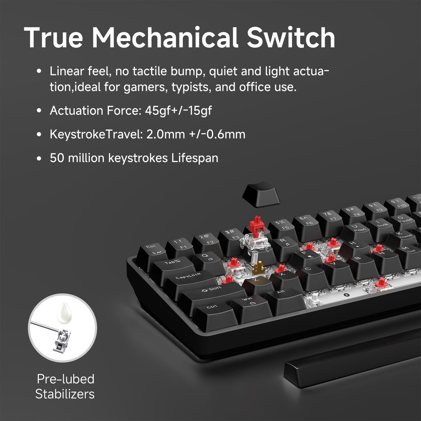 TMKB 60% Mechanical Gaming Keyboard