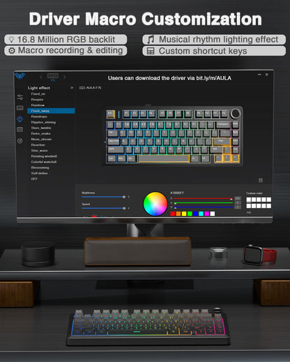 Wireless Mechanical Gaming Keyboard with RGB