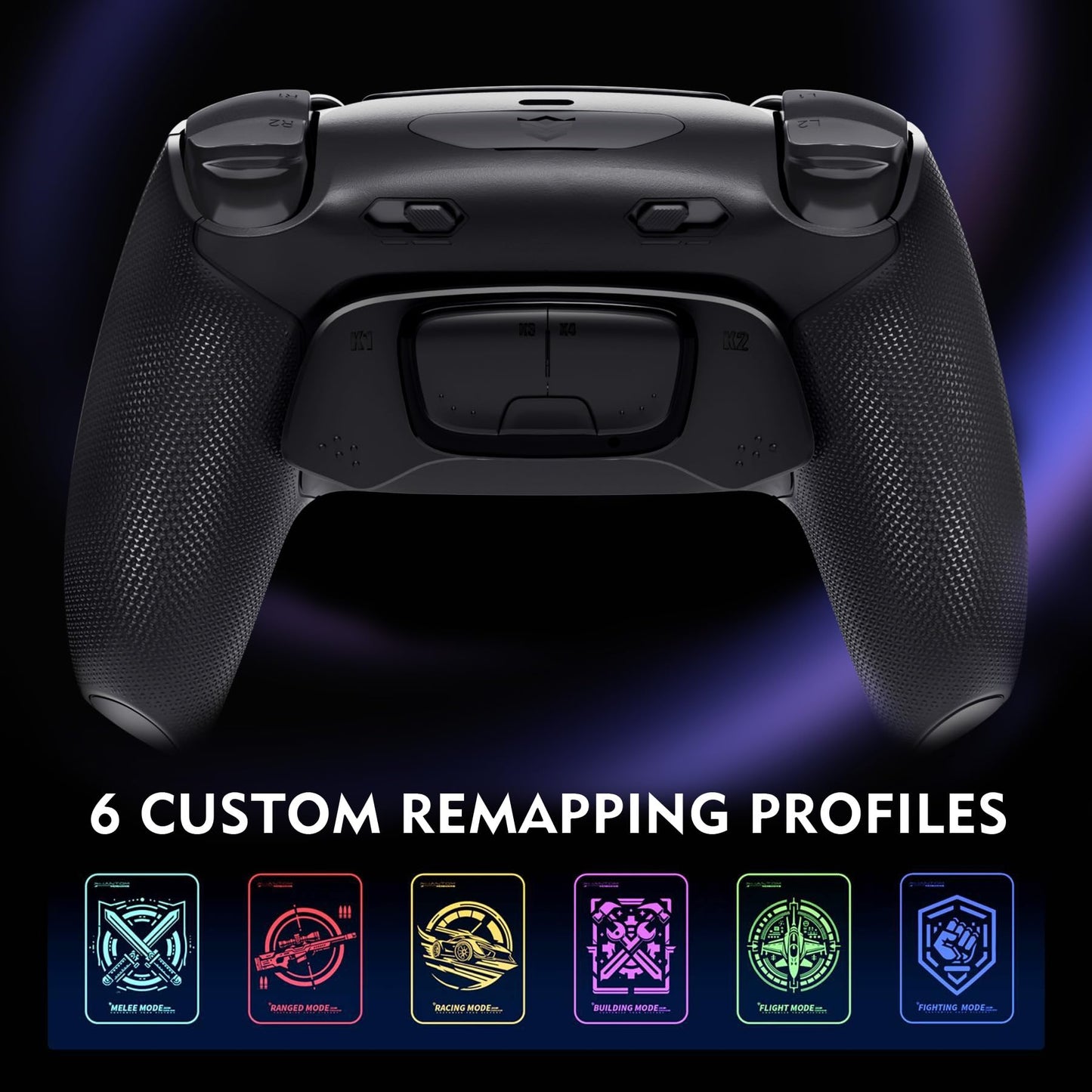 Pro Gaming Controller with Remappable Buttons
