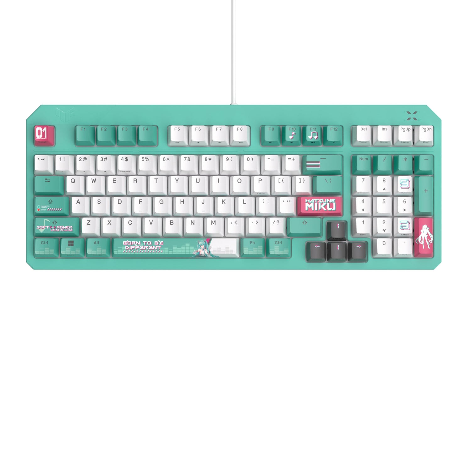 97-Key Optical Mechanical Gaming Keyboard with RGB
