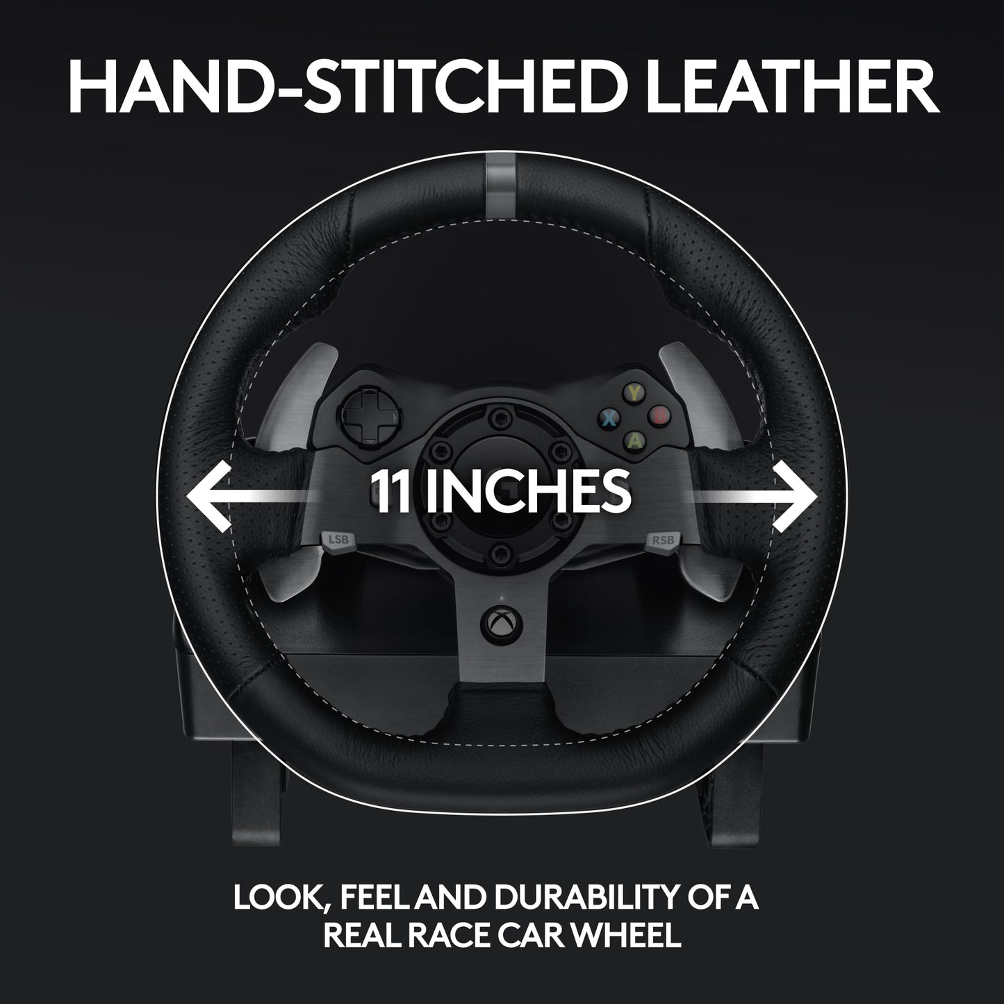 Racing Wheel with Force Feedback and Pedals