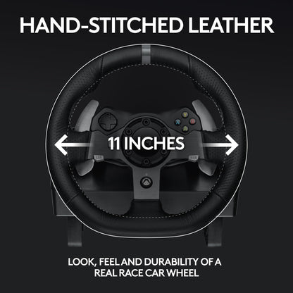 Racing Wheel with Force Feedback and Pedals