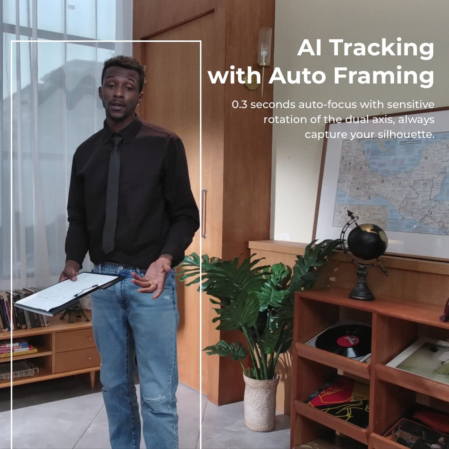 4K AI Tracking PTZ Streaming Camera