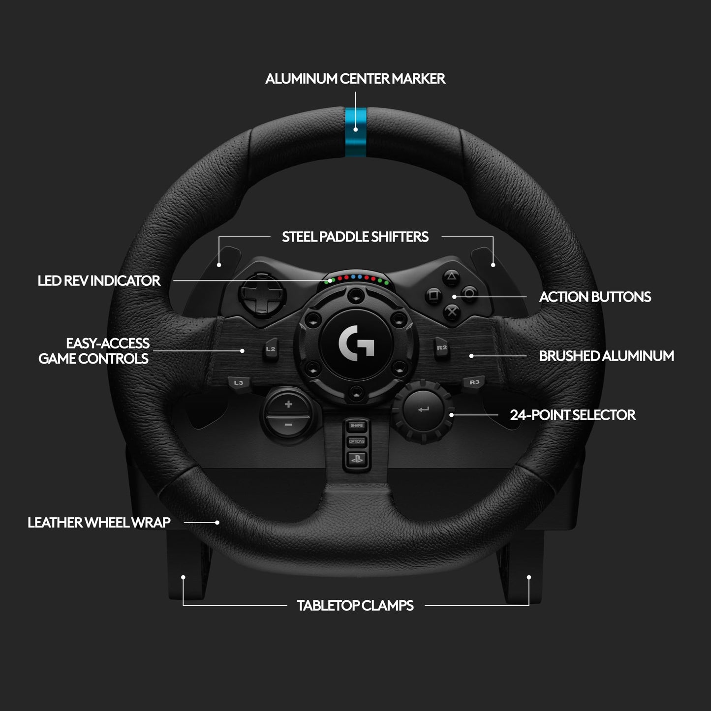 Force Feedback Racing Wheel & Pedal Set