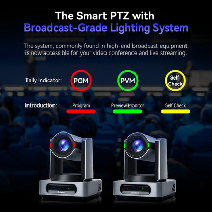 4K AI Tracking PTZ Camera for Live Streaming