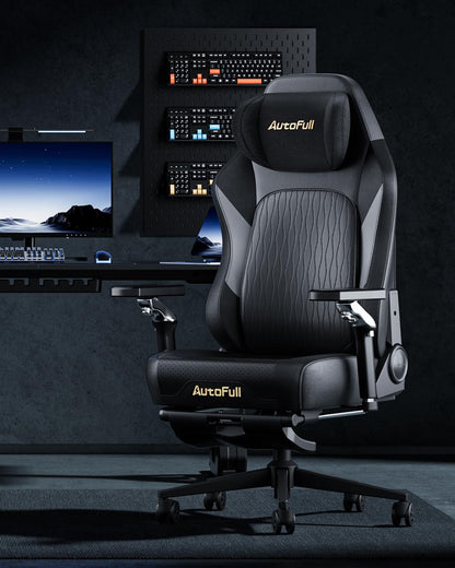 Ergonomic Gaming Chair with Heated Lumbar Support