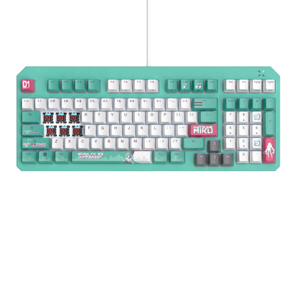 97-Key Optical Mechanical Gaming Keyboard with RGB