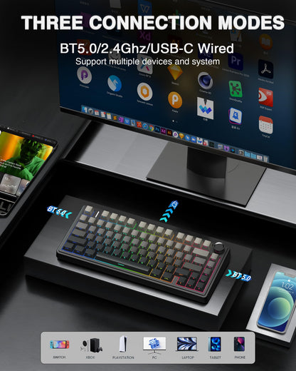 Wireless Mechanical Gaming Keyboard with RGB