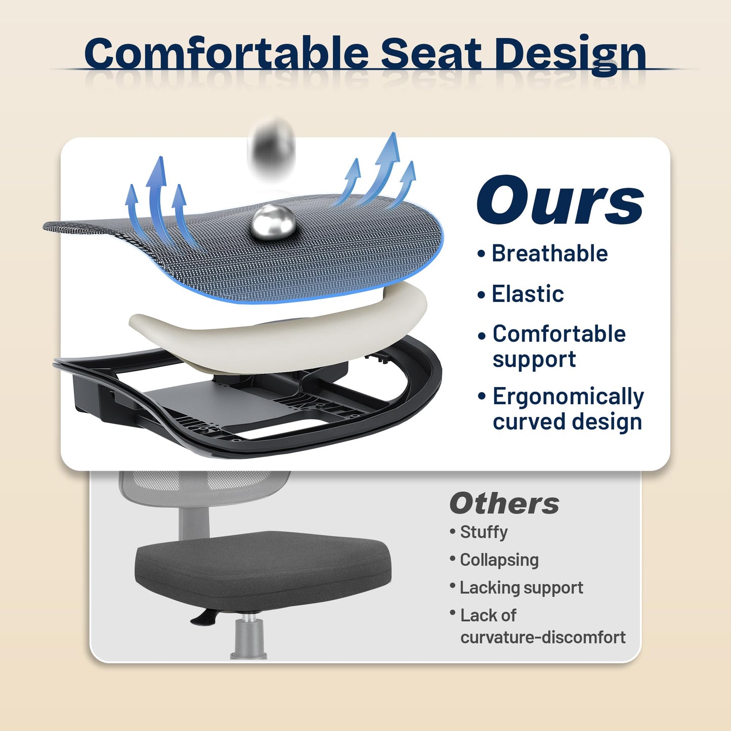 Ergonomic Office Chair with Lumbar Support
