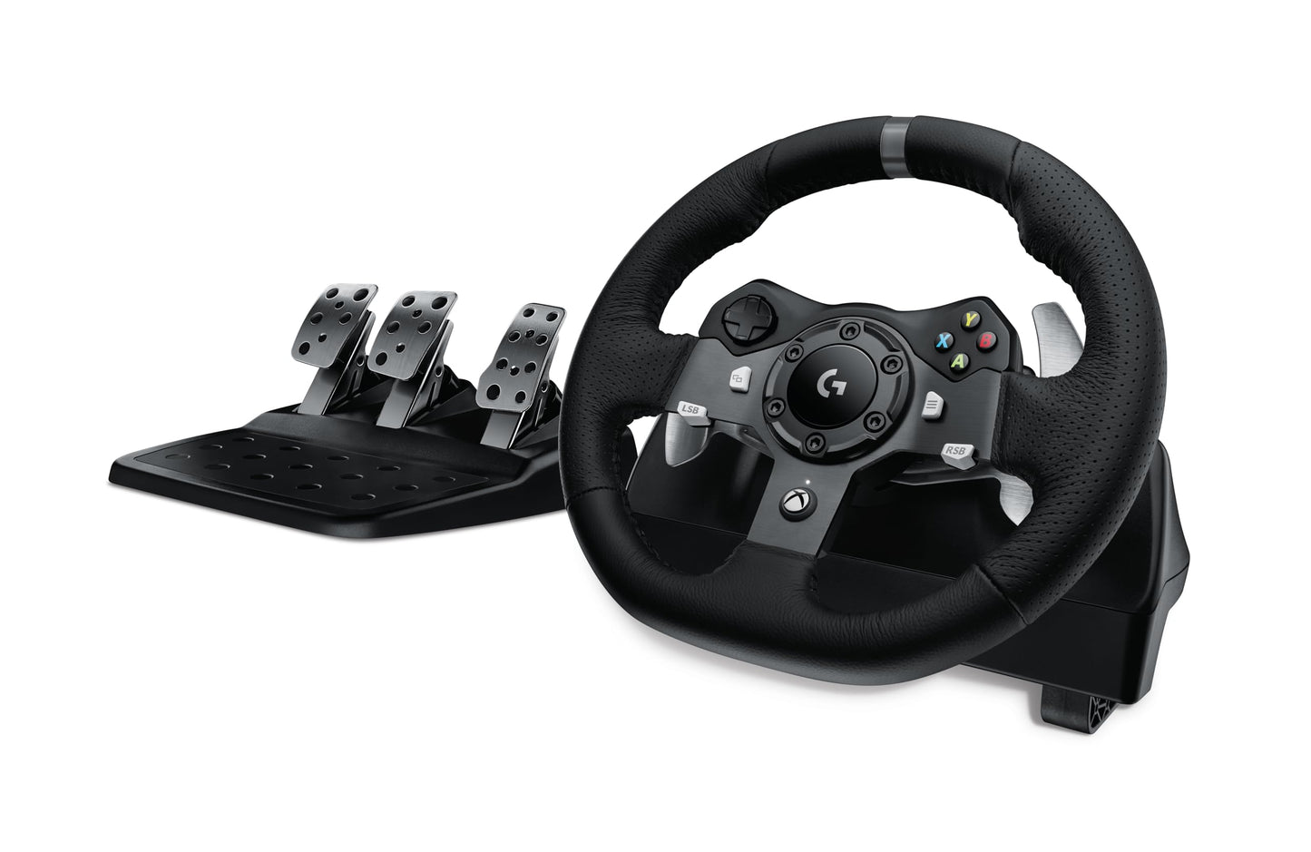 Racing Wheel with Force Feedback and Pedals