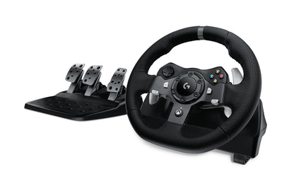 Racing Wheel with Force Feedback and Pedals