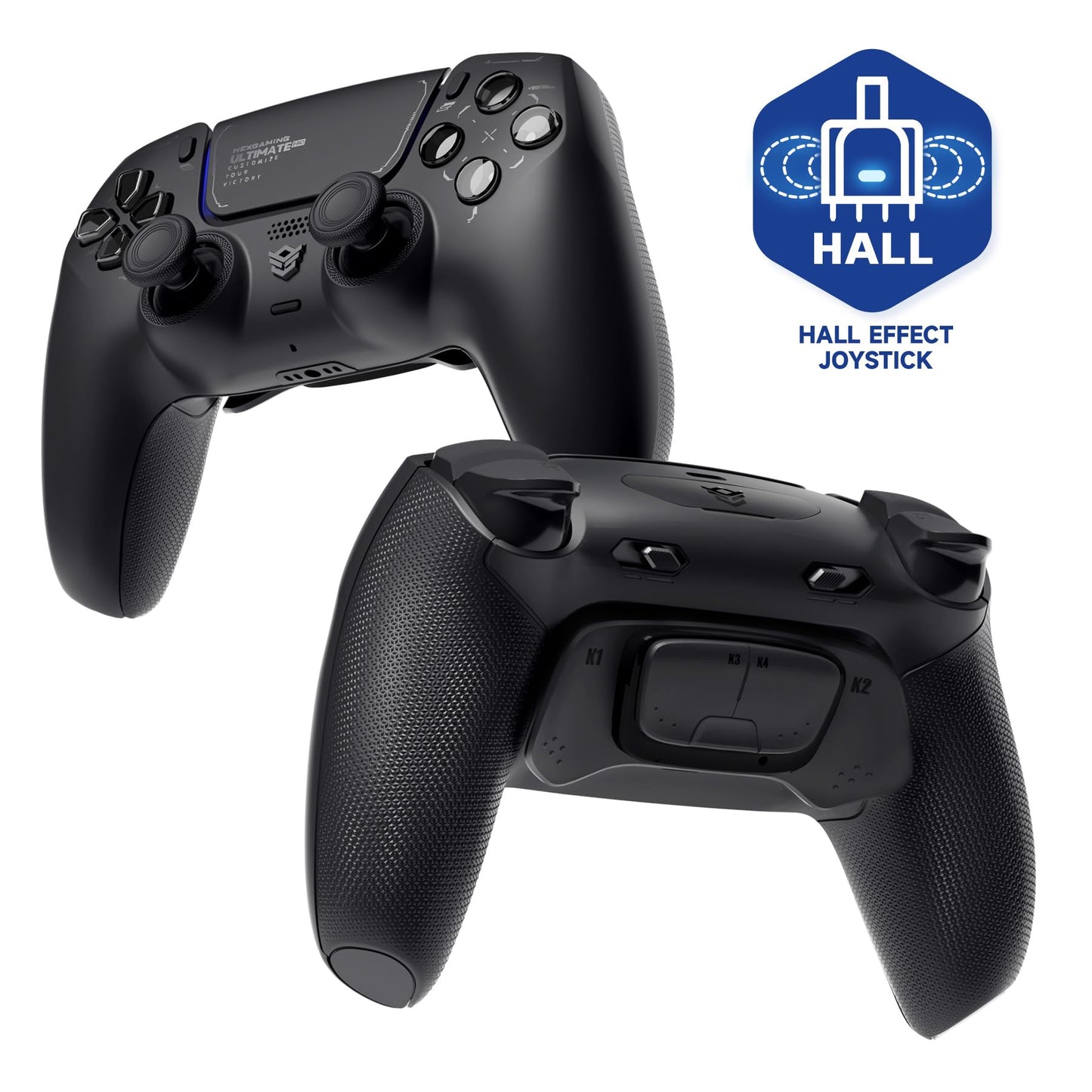 Pro Gaming Controller with Remappable Buttons
