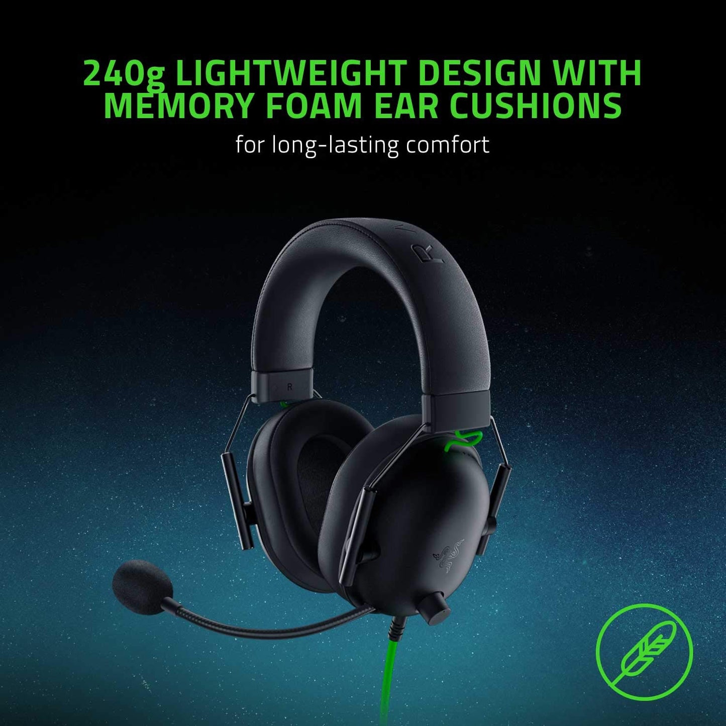 Lightweight Gaming Headset with Noise Isolation
