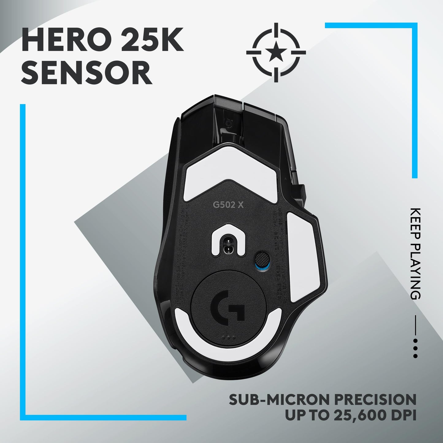 Wireless Gaming Mouse with RGB and Precision Sensor