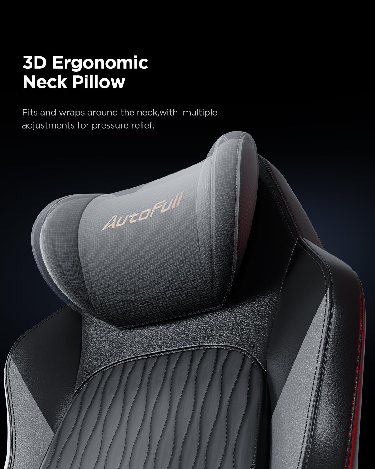 Ergonomic Gaming Chair with Heated Lumbar Support