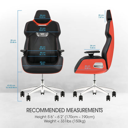 Real Leather Ergonomic Gaming Chair