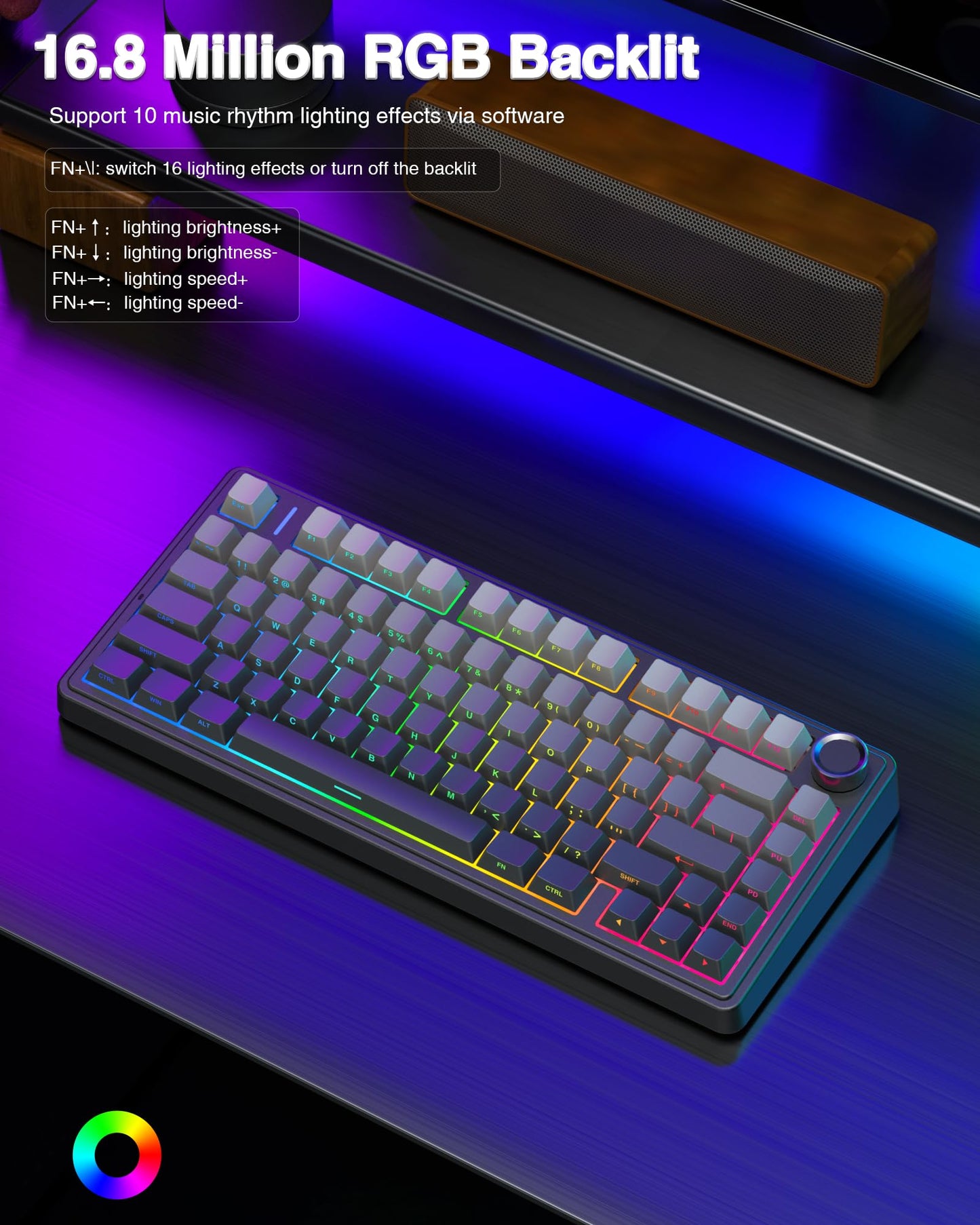 Wireless Mechanical Gaming Keyboard with RGB