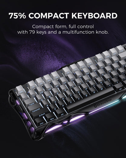75% Wireless Mechanical Gaming Keyboard with RGB