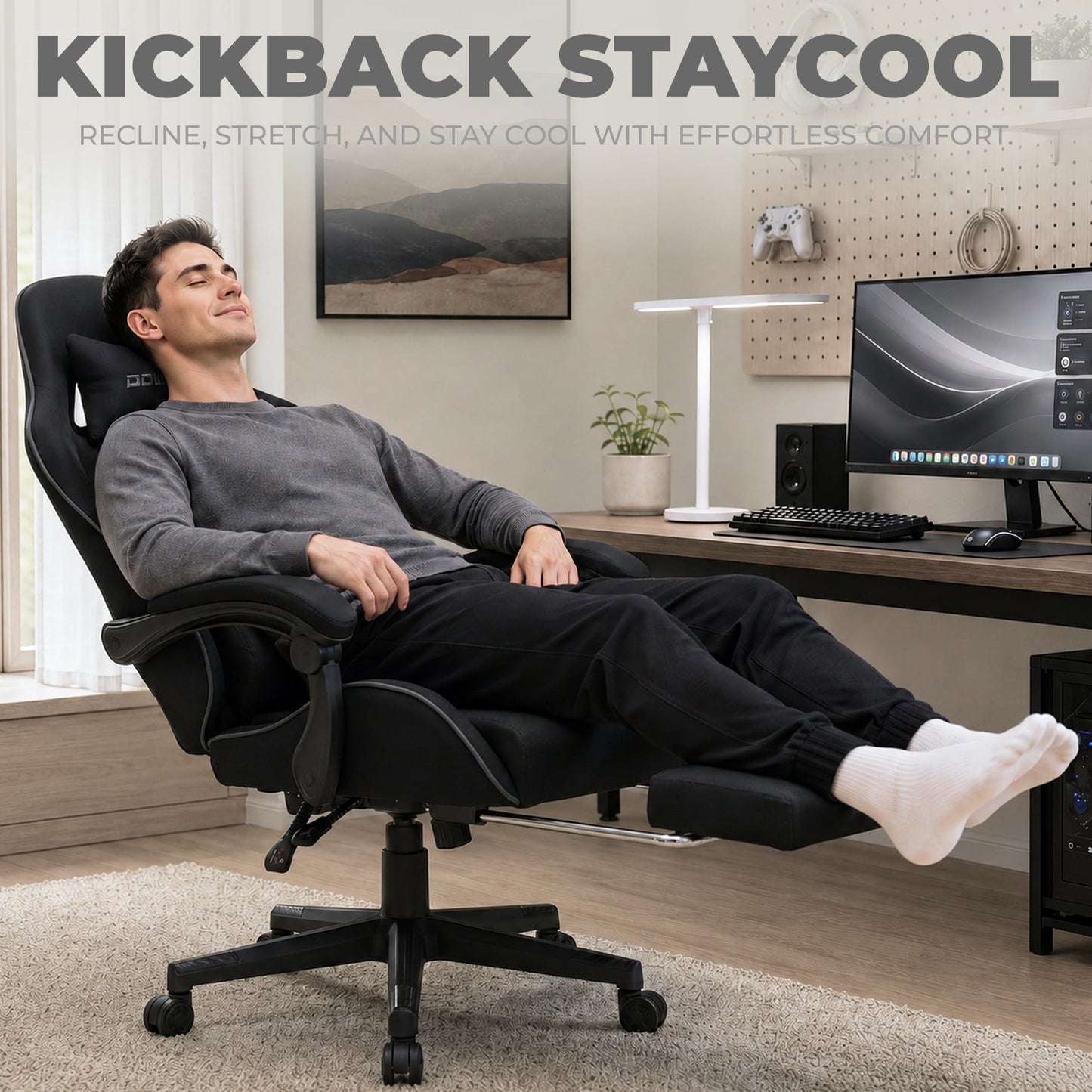 Fabric Ergonomic Gaming Chair