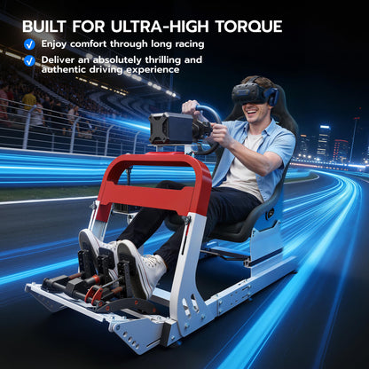 Racing Simulator Cockpit with Gaming Seat