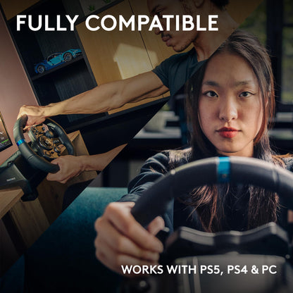 Force Feedback Racing Wheel & Pedal Set