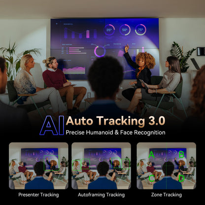 4K AI Tracking PTZ Camera for Live Streaming