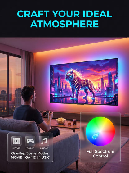TV LED Lights for Ambient Backlighting