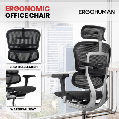 High Back Mesh Office Chair with Adjustable Support